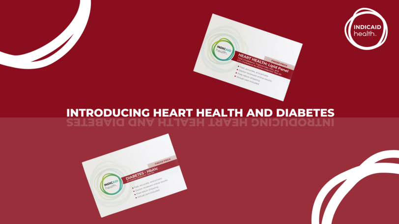 Revolutionizing Healthcare: Introducing New INDICAID health™ At-Home Collection Kits for Diabetes - HbA1c and Heart Health - Lipid Panel