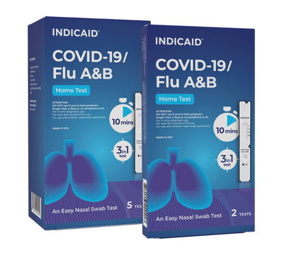 INDICAID® COVID-19 / Flu A&B Rapid Home Test