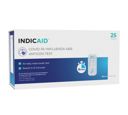INDICAID® COVID-19 / Influenza A&B Antigen Test